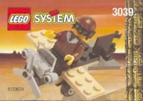 レゴ 3039-1 Adventurers Plane 砂漠