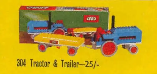 レゴ 304-2 Tractor & Trailer 乗り物