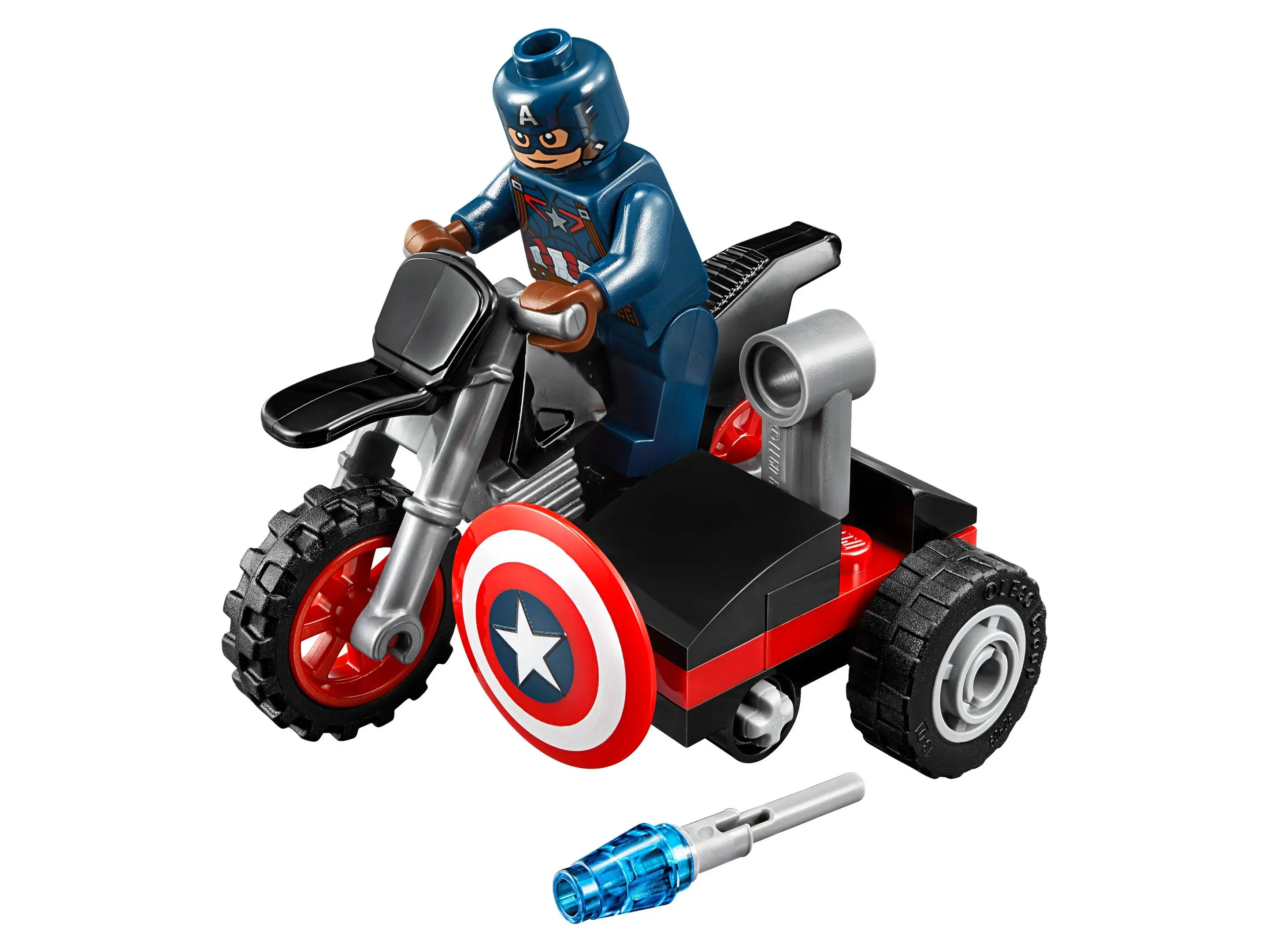 30447 キャプテンアメリカ サイドカー付きモーターサイクル - スーパーヒーローズマーベル (2016年)