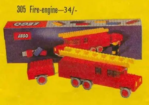 レゴ 305-2 Fire Engine 乗り物