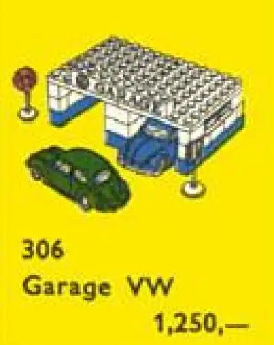 レゴ 306-2 VW Garage タウンプラン