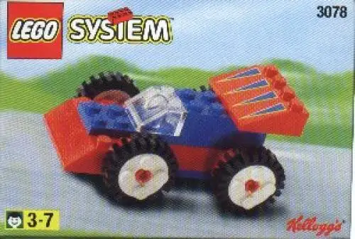 レゴ 3078-1 Kellogg's Promotional Set: Car ユニバーサルビルディングセット