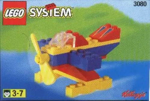 レゴ 3080-1 Kellogg's Promotional Set: Plane ユニバーサルビルディングセット