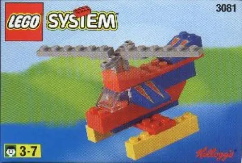 3081 Kellogg's Promotional Set: Helicopter - ユニバーサルビルディングセット (1998年)