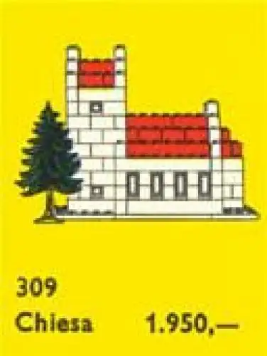 レゴ 309-2 Church タウンプラン