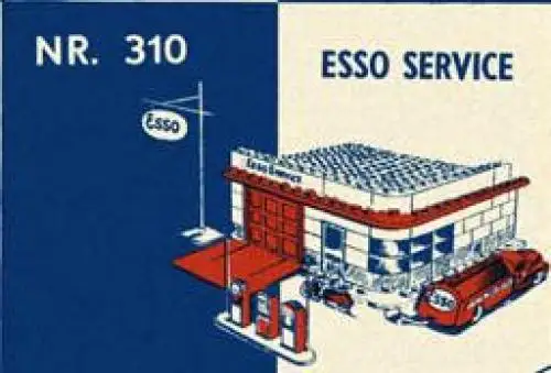 レゴ 310-5 ESSO Filling Station タウンプラン