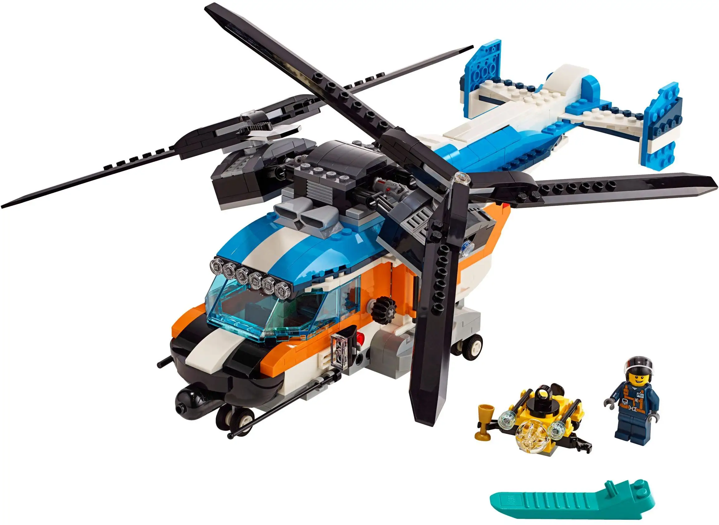 31096 ツインローター・ヘリコプター - クリエイター3in1 (2019年)