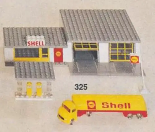 レゴ 325-3 Shell Service Station 建物