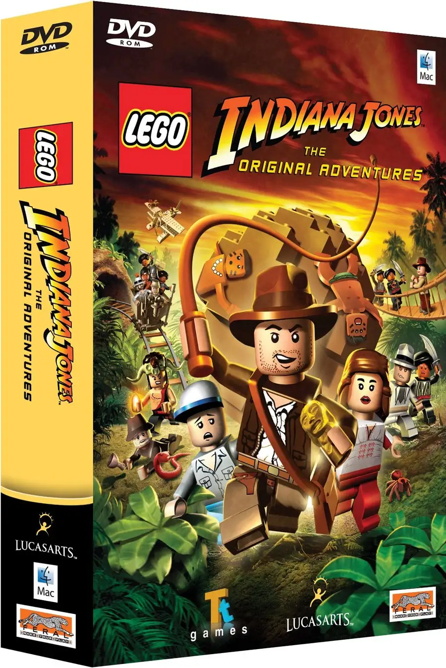 33318 Indiana Jones: The Original Adventures - MAC-DVD 33318 Indiana Jones: The Original Adventures - MAC-DVD - ビデオゲーム (2008年}