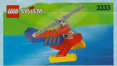 3333 Helicopter - ユニバーサルビルディングセット (1998年)