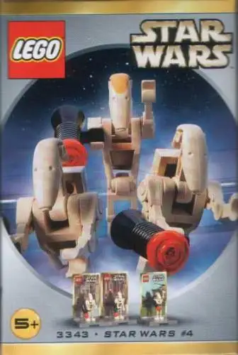 レゴ 3343-1 Star Wars #4 - バトルドロイド ミニフィグパック スター・ウォーズ