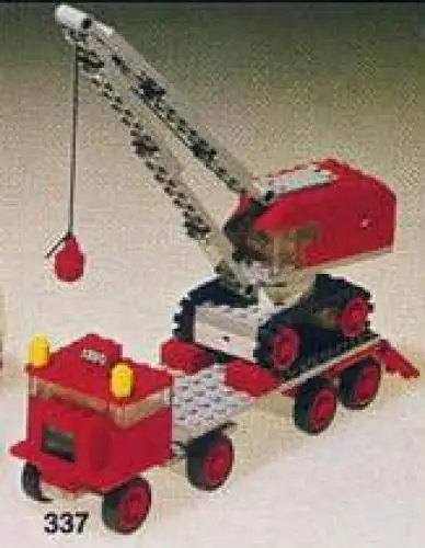 レゴ 337-2 Truck with Crane and Caterpillar Track 乗り物