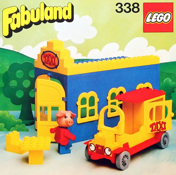 レゴ 338-2 Blondi the Pig and Taxi Station ファブュランド