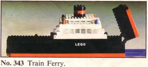 レゴ 343-1 Train Ferry 乗り物