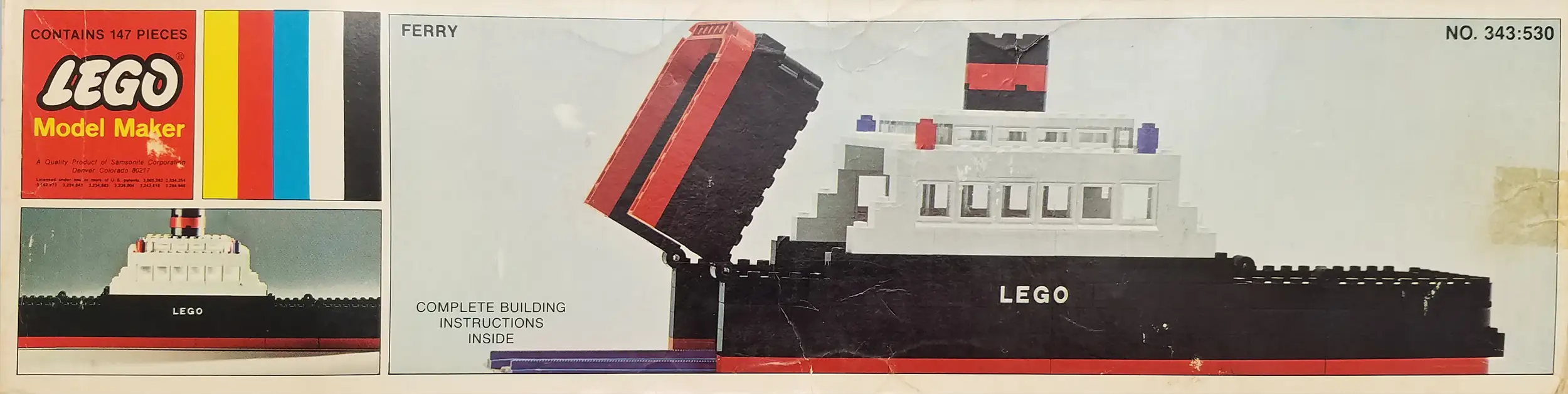 レゴ 343-2 Ferry 乗り物