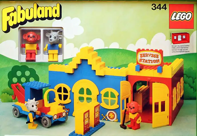 レゴ 344-2 Service Station ファブュランド