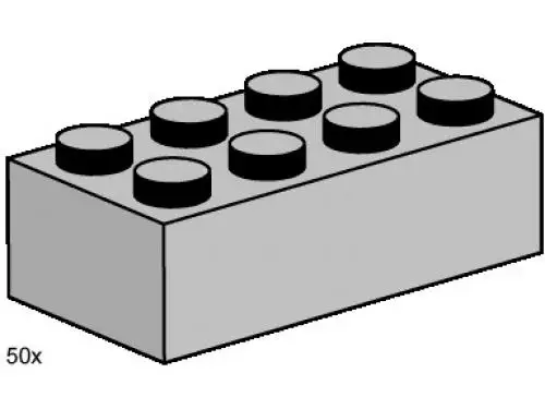 レゴ 3459-1 3 x 4 Light Gray Bricks Bulk Bricks
