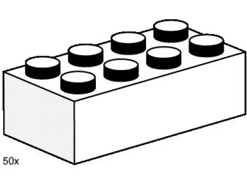 レゴ 3460-1 3 x 4 White Bricks Bulk Bricks