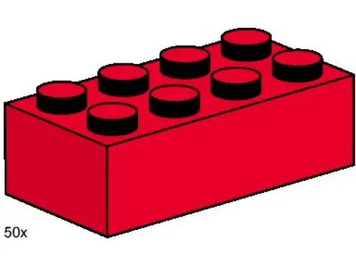 3462 3 x 4 Red Bricks - Bulk Bricks (2000年)