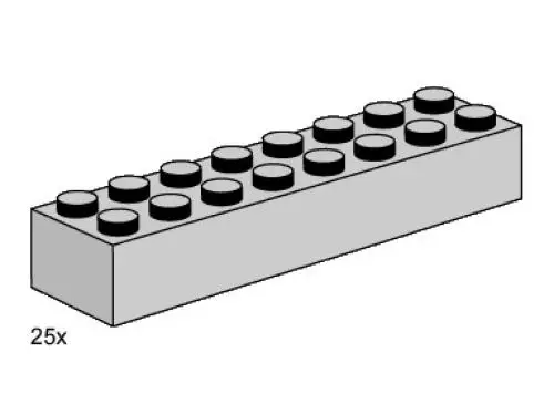 レゴ 3464-1 3 x 8 Light Gray Bricks Bulk Bricks