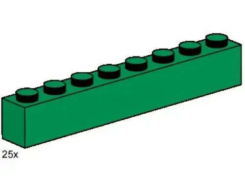 3481 2 x 8 Dark Green Bricks - Bulk Bricks (2000年)