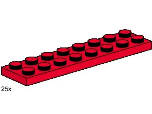 3491 3 x 8 Red Plates - Bulk Bricks (2000年}