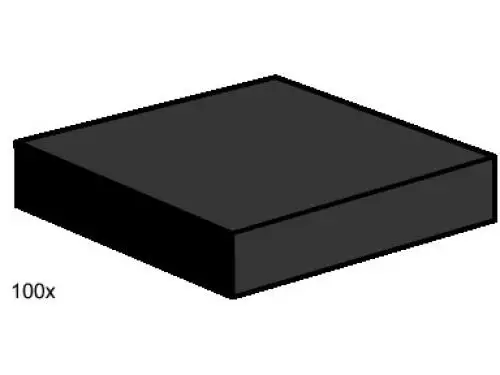 3492 3 x 2 Black Smooth Tiles - Bulk Bricks (2000年)
