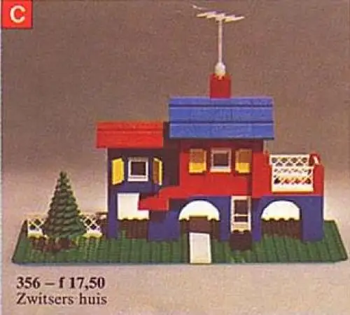 レゴ 356-1 スイスの別荘 建物