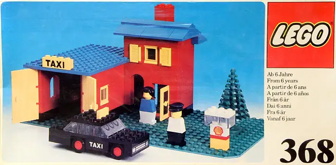 レゴ 368-1 タクシーステーション 建物