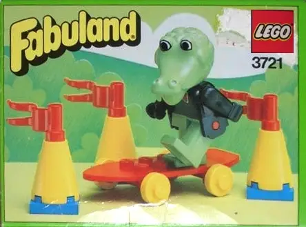 3721 Clive Crocodile on Skateboard - ファブュランド (1988年)