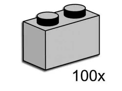 3725 2 x 2 Brick Light Gray - Bulk Bricks (2003年)
