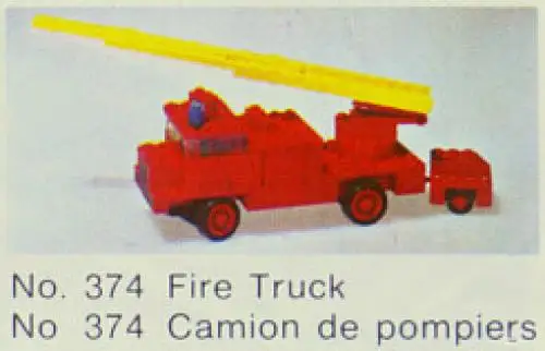 レゴ 374-2 Fire Engine 消防