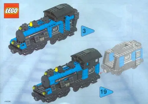 3741 Large Locomotive (base unit without color trim elements) 3741 Large Locomotive (base unit without color trim elements) - 9V (2001年)