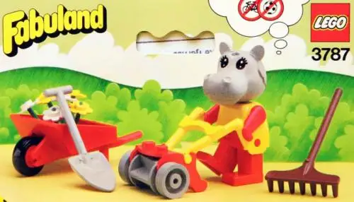 レゴ 3787-1 Hannah Hippopotamus, Gardener ファブュランド