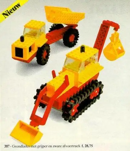 レゴ 387-1 Excavator and Dumper 工事現場