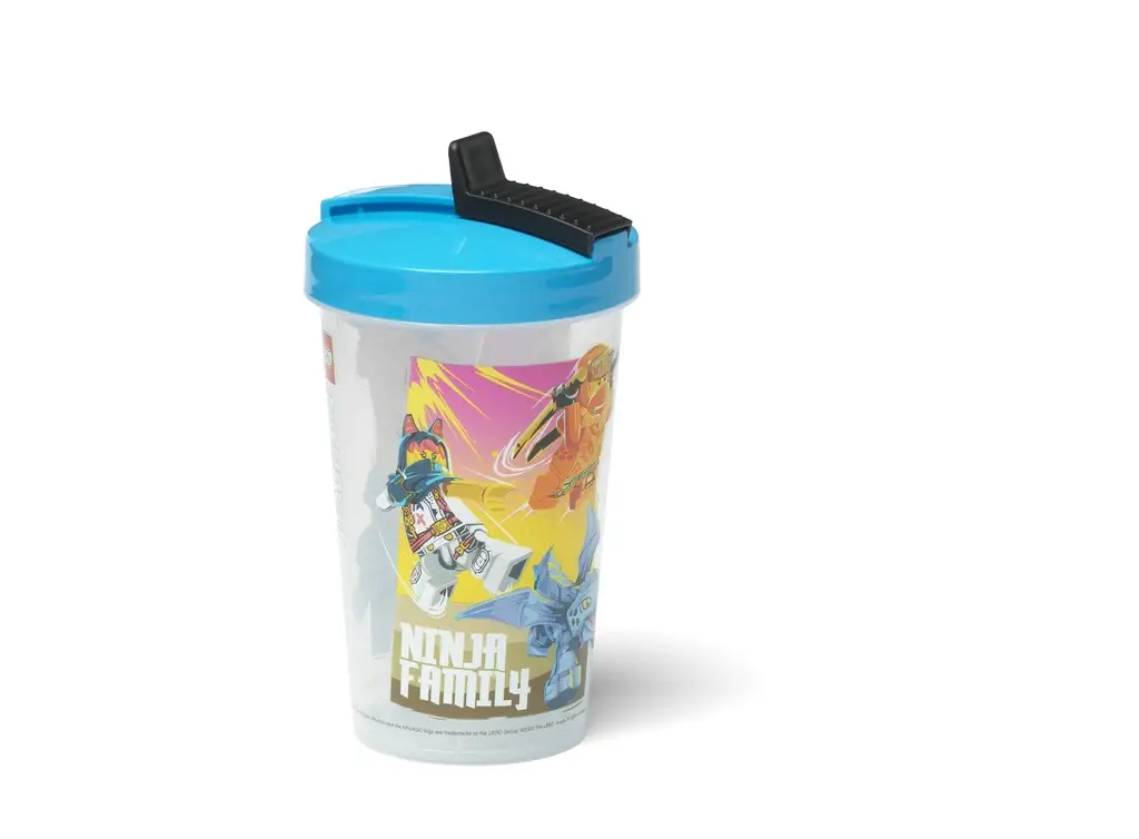 レゴ 40441726-1 Ninjago Tumbler with Straw (Blue Lid) キッチン・寝具