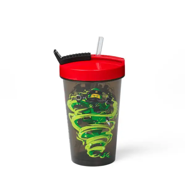 レゴ 40441733-1 Ninjago Tumbler with Straw (Red Lid) キッチン・寝具