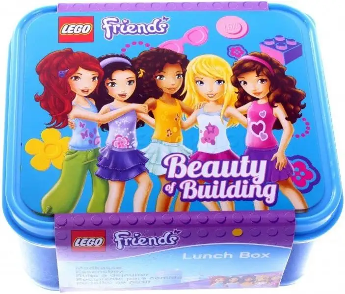 レゴ 40501717-1 Friends Beauty of Building Lunch Box - Blue キッチン・寝具