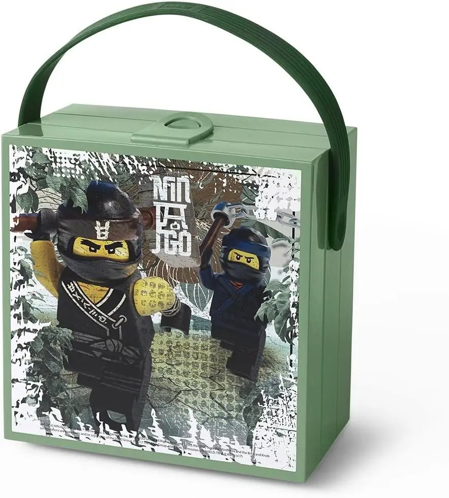レゴ 40511741-1 Ninjago Lunch Box with Handle - Sand Green キッチン・寝具