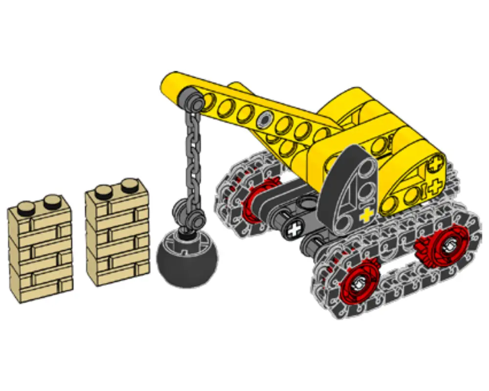 レゴ 412401-1 Wrecking Ball Crane テクニック