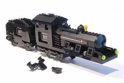 レゴ 4186868-1 Large Train Engine with Tender Black (Motorizable, sets 4534, 4535) 9V