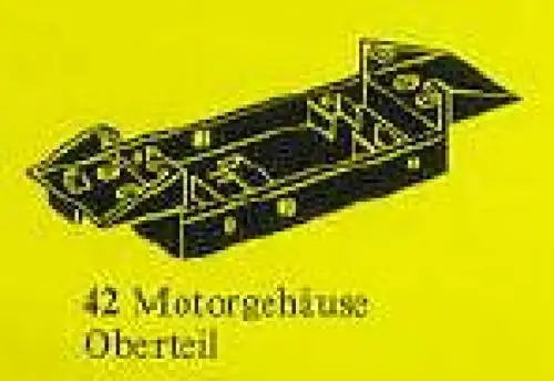 42 Motor Case / Lower Part - サービスパック (1977年)
