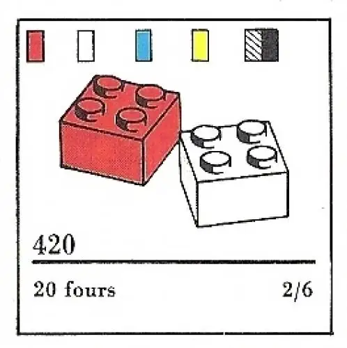 レゴ 420-3 3 x 2 Bricks (The Building Toy) 補足品