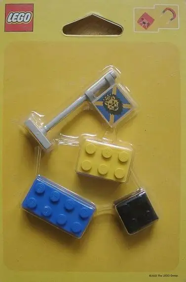 レゴ 4202681-1 Lion Knights Flag Pole Magnet Set マグネット