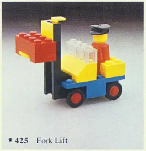レゴ 425-1 Fork Lift 工事現場