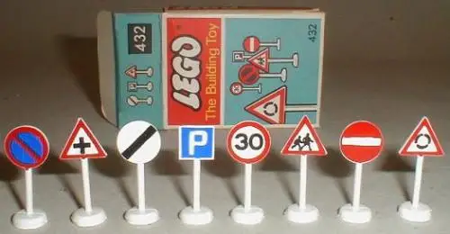 レゴ 432-1 Road Signs (The Building Toy) 補足品