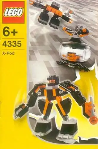 レゴ 4335-1 黒いロボットポッド エックスポッド