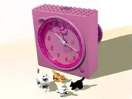 レゴ 4393-1 Cat with Kittens Clock 時計