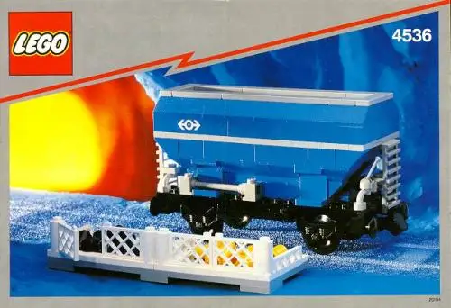 レゴ 4536-1 青いホッパー車 9V