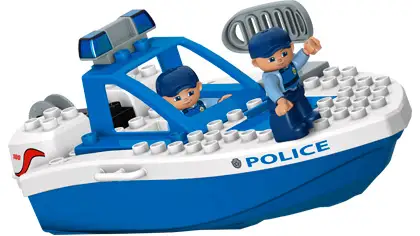 レゴ 4861-1 Police Boat Legoville